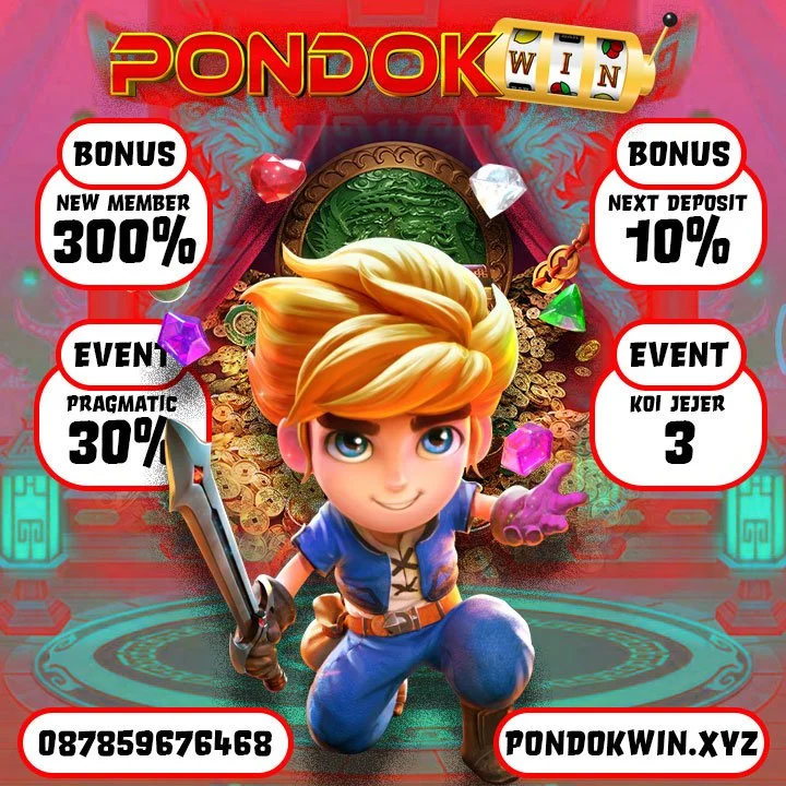PONDOKWIN: Situs Game Online Slot Deposit 5000 Via Qris Tanpa Potongan Terpercaya